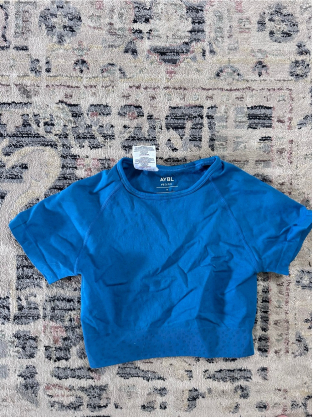 Women's AYBL Blue Crop Top M